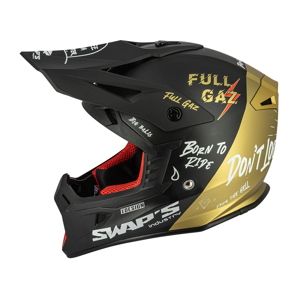 Casque Cross BLUR S818 FullGaz Swaps