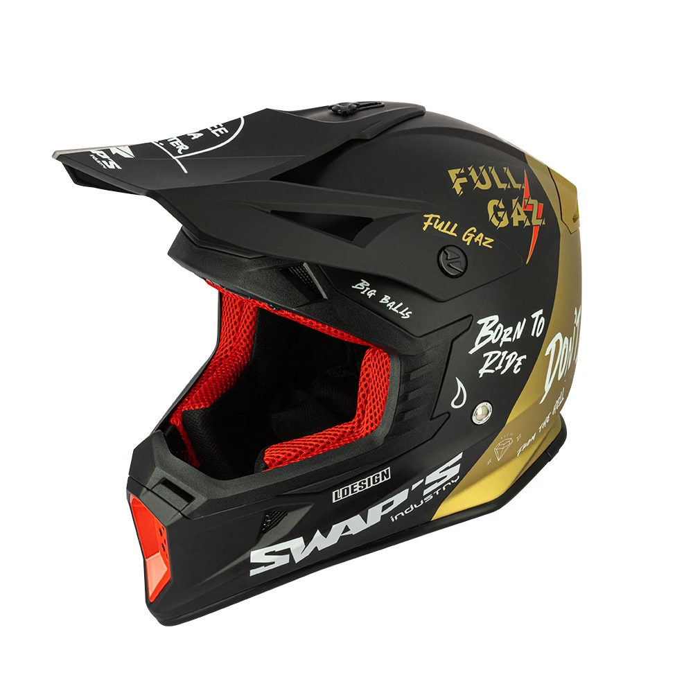 Casque Cross BLUR S818 FullGaz Swaps