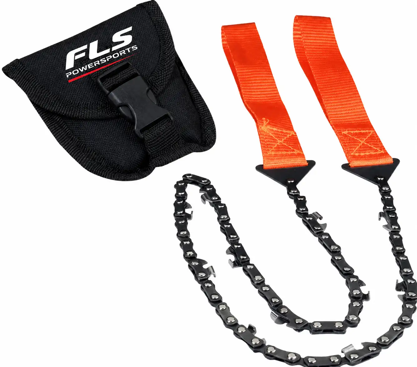 Chaîne manuelle de poche pour tronçonnage de branches avec housse – FLS Powersports
